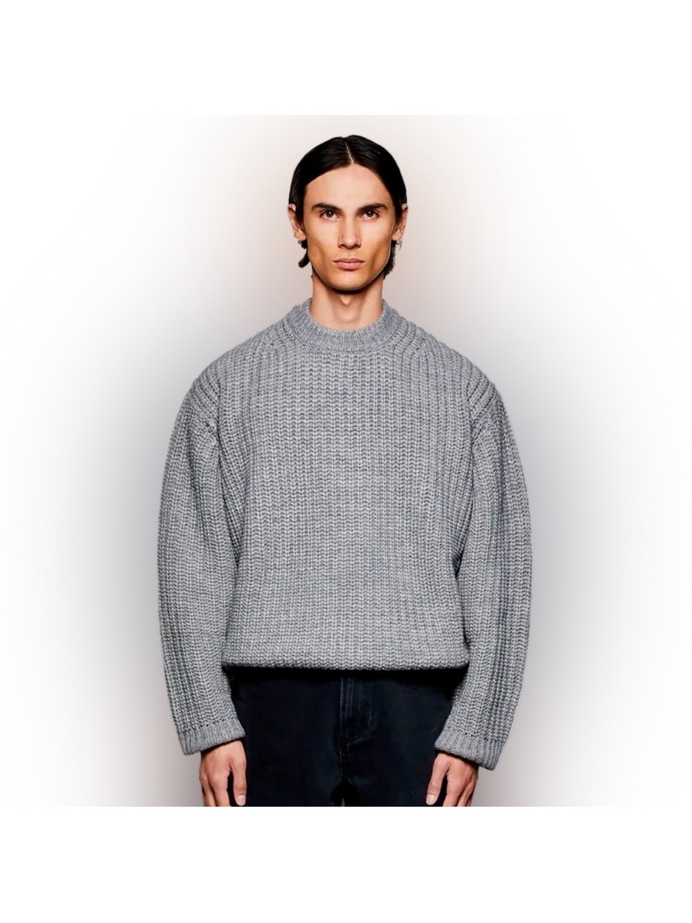 Mki Miyoki Zoku chunky grey sweater